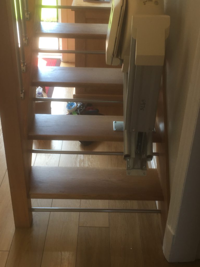 Acorn Slimline Stairlift Hinged Track