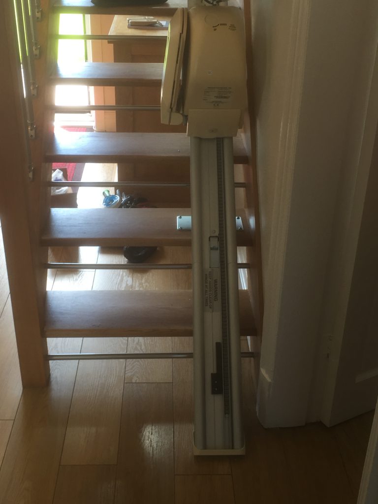 Acorn Slimline Stairlift Hinged Track