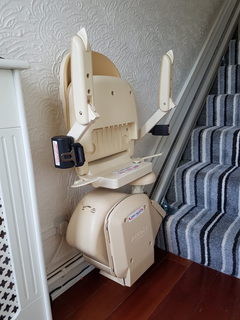 Halton Stairlifts Compact Stairlifts Folded