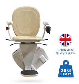 Halton-Synergy-Straight-Stairlift-Stand-Alone New Brooks Slimline 130 T700 Stairlift (upgraded seat) | Halton Stairlifts