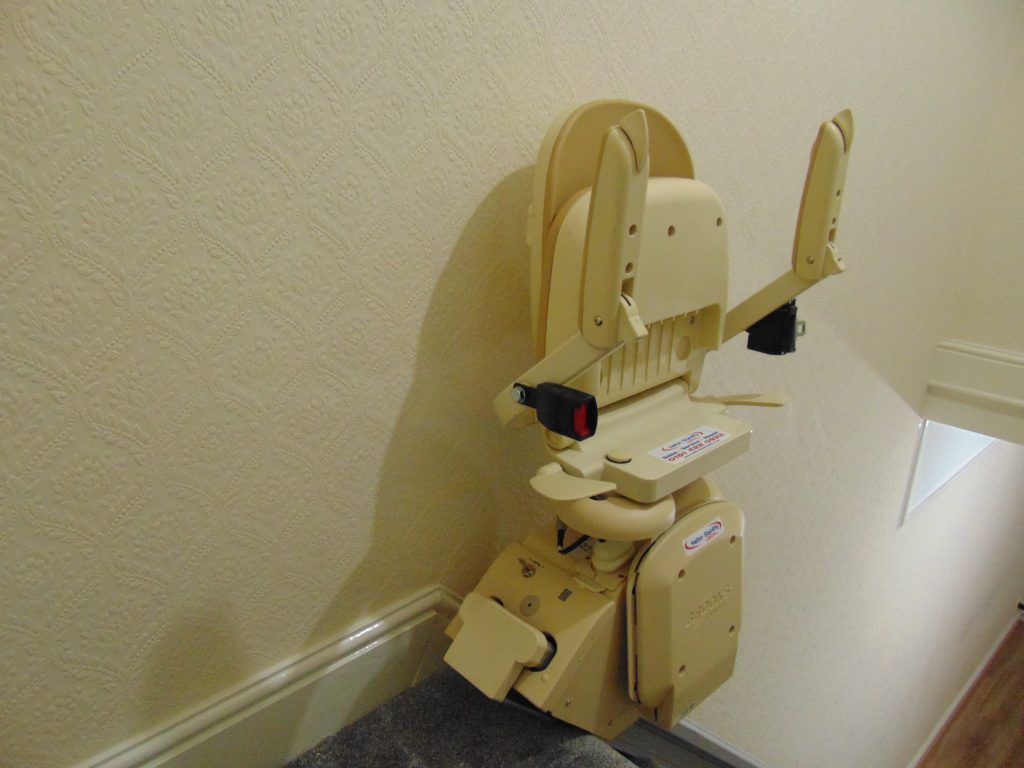 Stannah 130 Slimline Stairlift Folded 01
