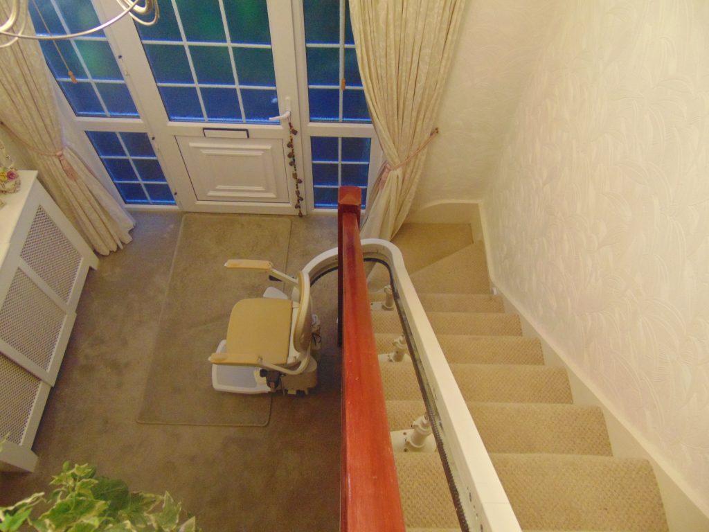 Brooks Acorn Curved Stairlift Images and Pictures